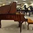 1987 Mahogany Yamaha Queen Anne grand piano and duet bench - Grand Pianos